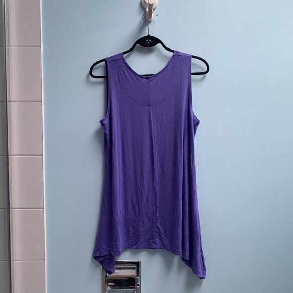 flowy purple summer tank // SUZANNE'S M - Picture 3 of 3